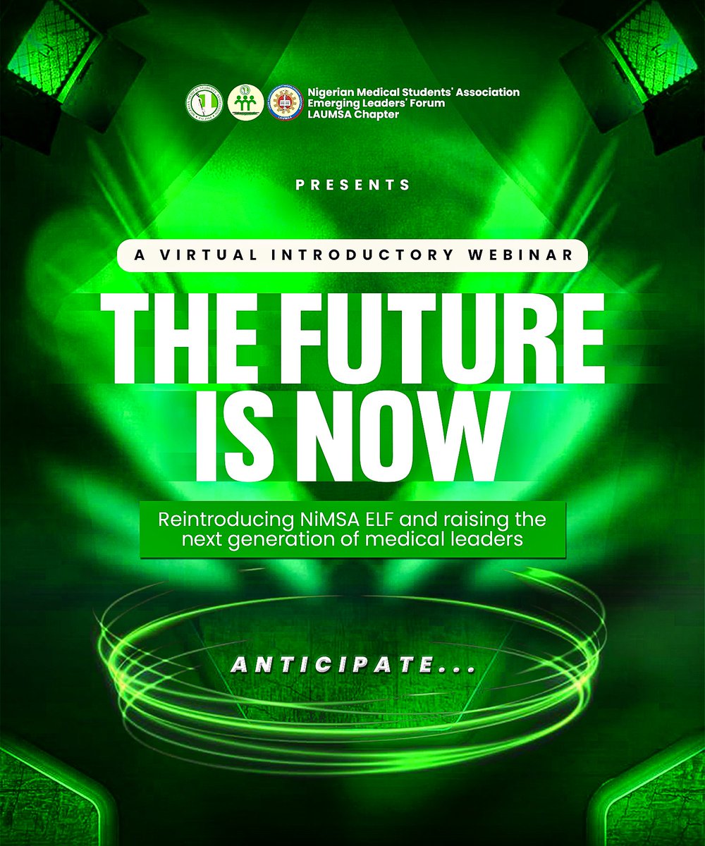 elflaumsa's tweet photo. Something is coming to LAUMSA.
A new chapter of leadership, growth, and influence is about to begin.
The Emerging Leaders Forum is returning with a vision to raise the next generation of medical leaders.

Stay tuned.
It’s about time.

#NiMSA #NiMSAELF #MedicalStudents #Leadership https://t.co/llVeI7tjMi