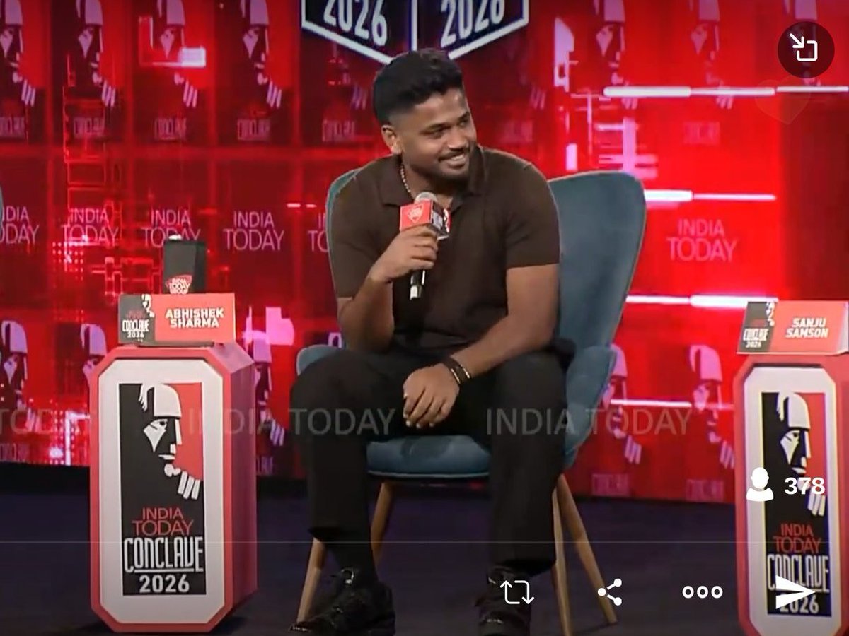 Q: Any regrets about missing those three hundreds?

Sanju Samson🎙️- “Sir, I have never played for personal milestones. I did what team wanted. I have no regrets at all.” (India Today)