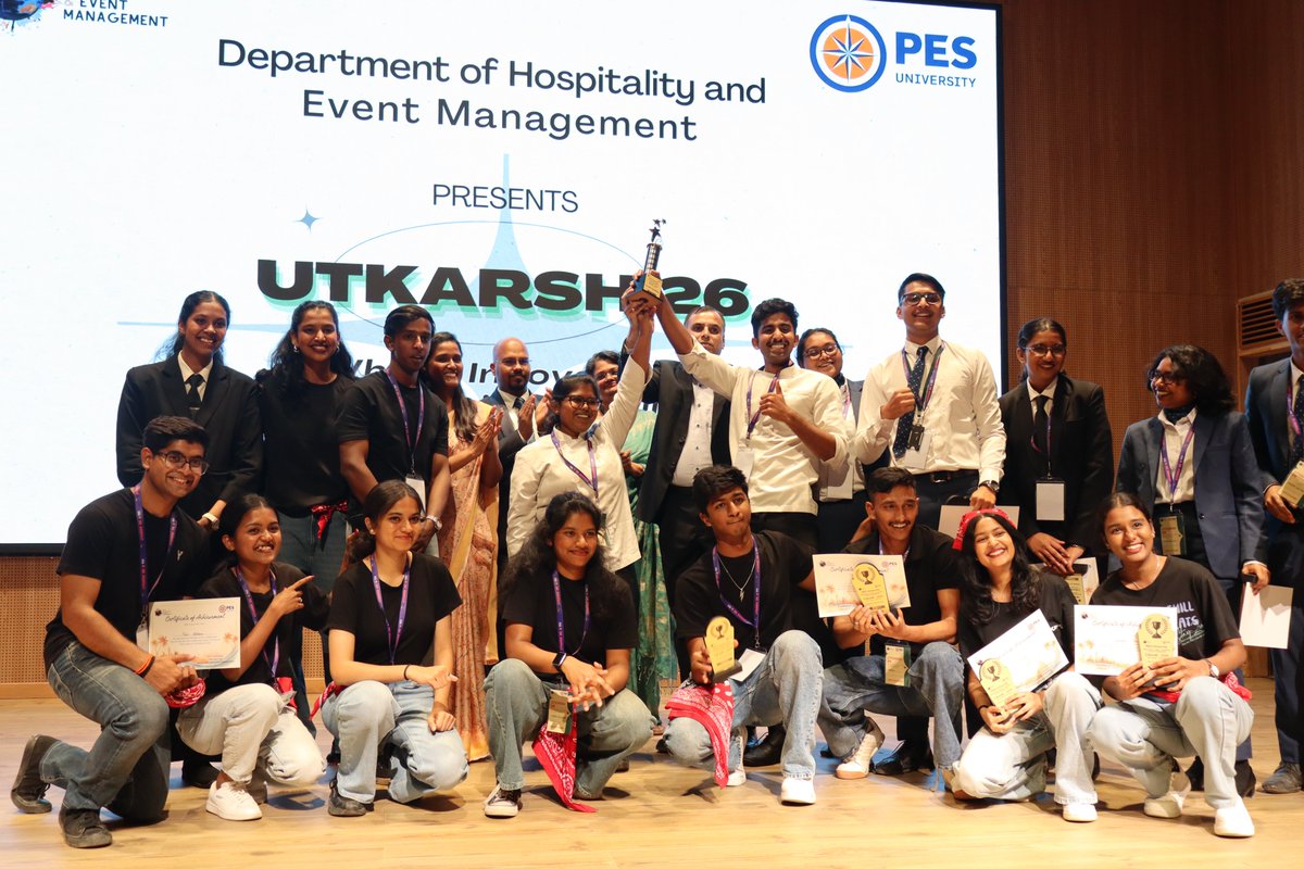 PES University tweet media