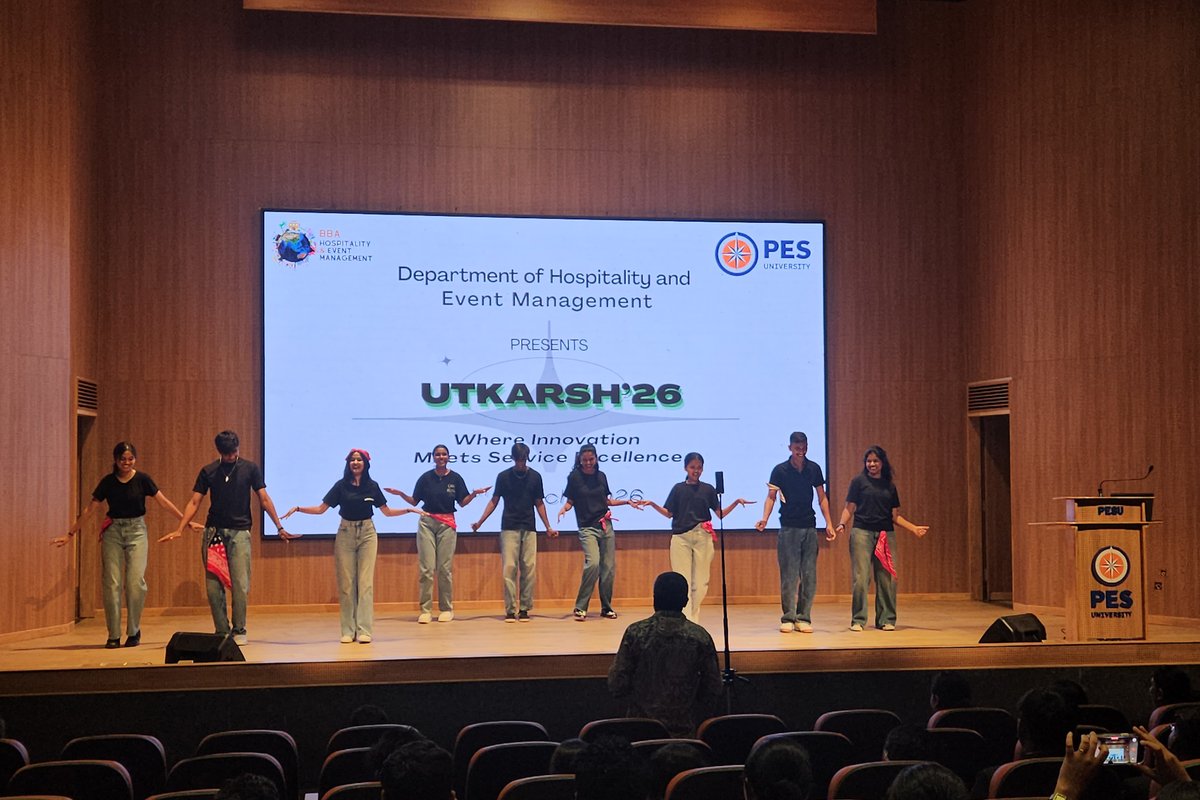 PES University tweet media