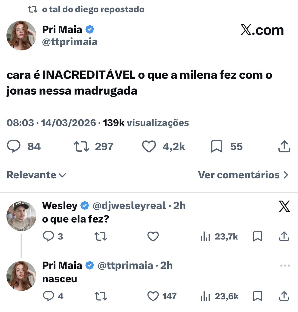 Essa aqui é outra junto com a tropa dos nojentos que apoia os macho, vou deixar de seguir todo mundo que segue essa porca imunda !