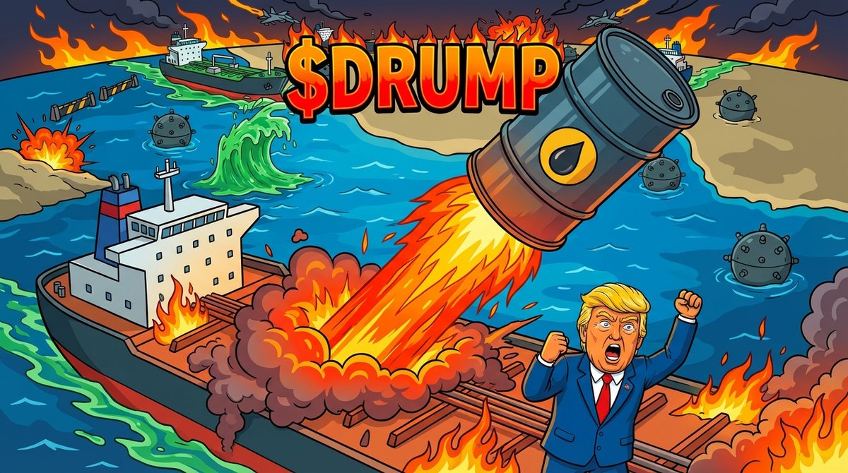 DrumpTrumpSol's tweet photo. Oil turns into momentum.

Markets react.

$DRUMP launches with the story.

#DRUMP #Crypto #Solana https://t.co/RikCSA8XSa