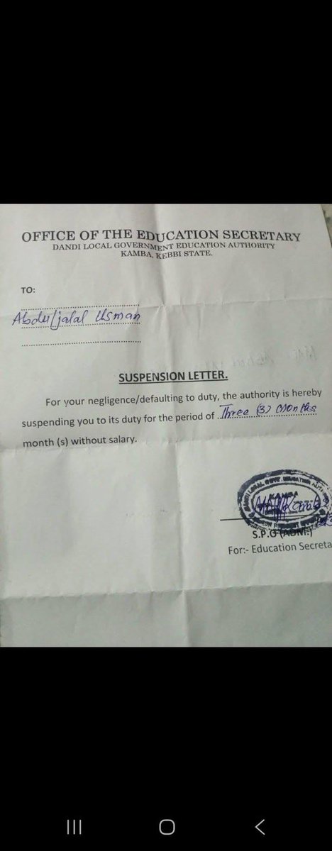 OurFavOnlineDoc's tweet photo. In Kebbi state, a teacher rejected one mudu of maize and one mudu of millet which the satanic government gave them as Ramadan “palliatives”.

And the government’s response was to suspend him without pay.

They’re not angry he criticized them. They’re angry he called them out for their insanity.

Even in Ramadan, these animals in government continue their evil oppression of the average Nigerian.