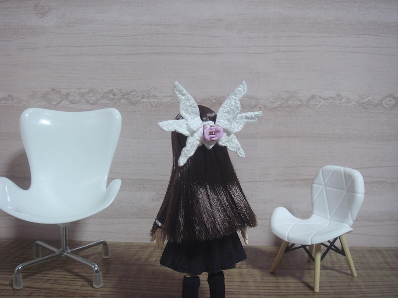 リボンの付け方を考え中