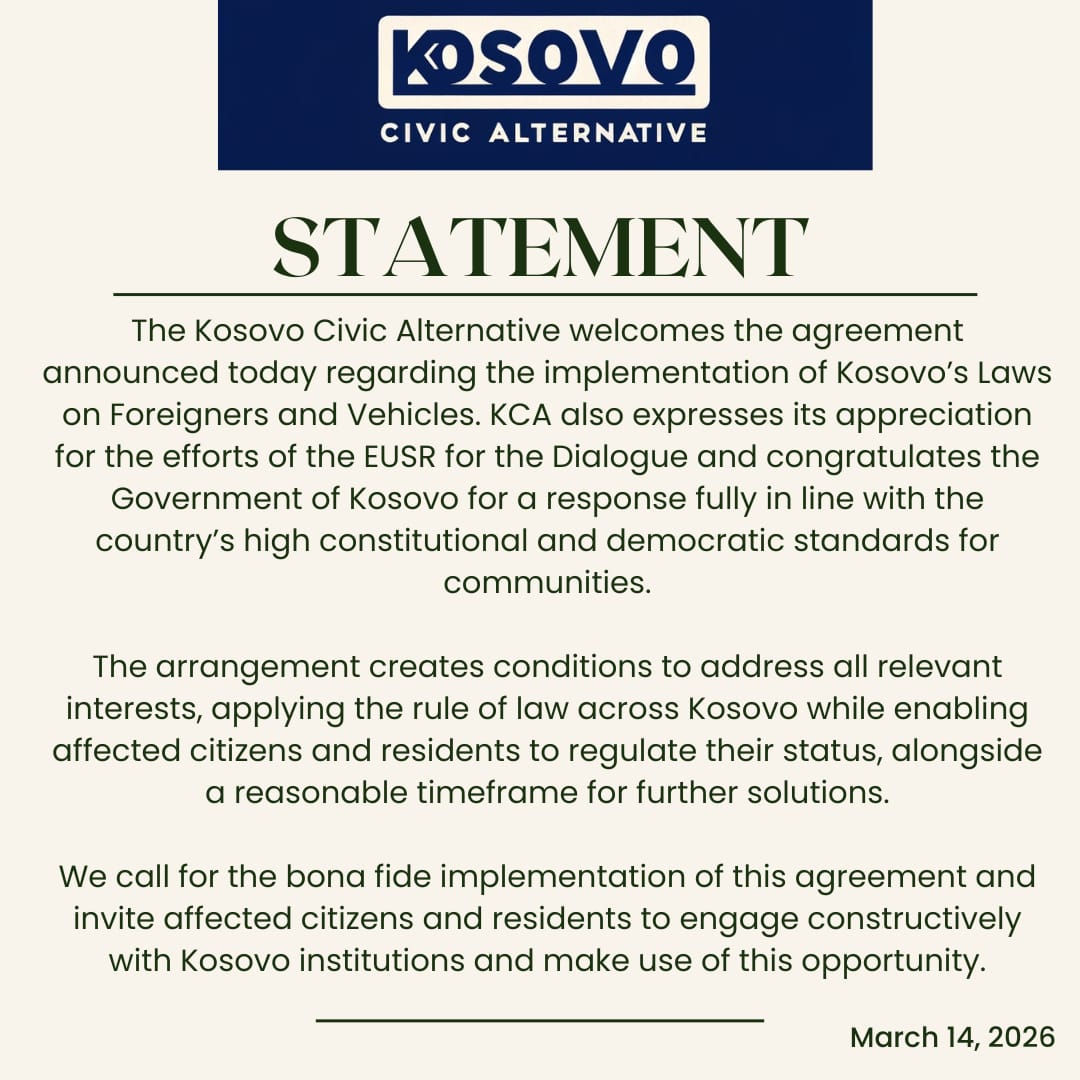 Kosovo Civic Alternative tweet media