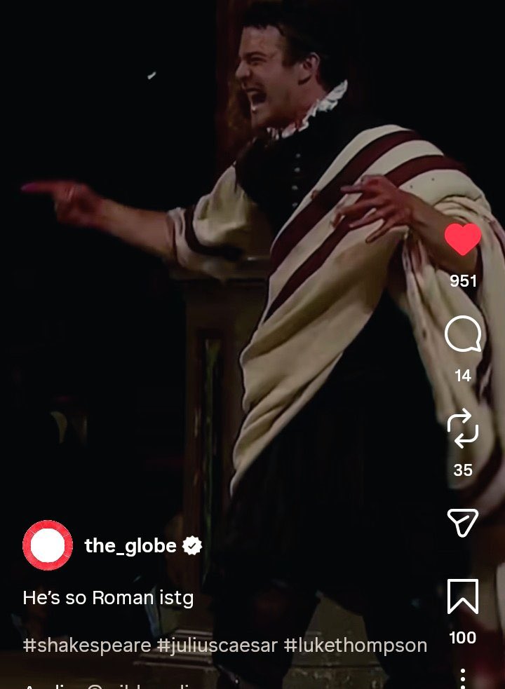cgkbyk's tweet photo. Globe tiyatrosunun bu akıma katılması inanılmaz arkadaşlar adam resmen fenomen oldu🫠🫠🤣🤣❤️❤️😍🥰 #lukethompson #istg #theglobe https://t.co/IlXX8mjS9U