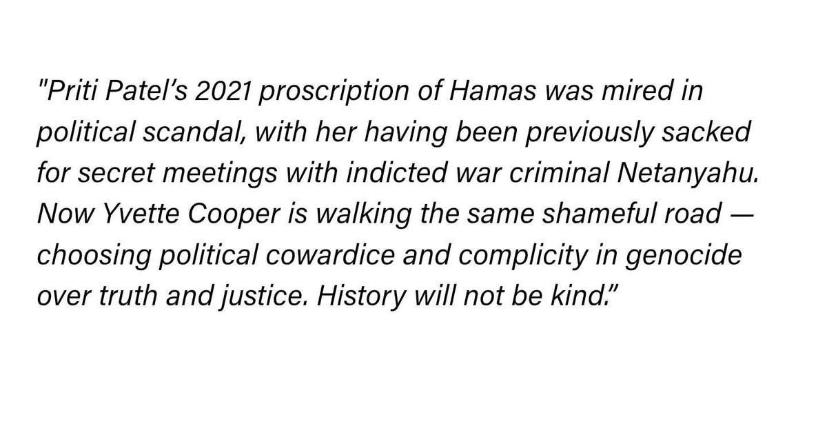 M111EKY_P's tweet image. Priti "Poti" Patel • Current Shadow Foreign Sec • Controversies &amp;amp; Scandals.

She is essentially a glorified lobbyist for the Zionist agenda. 

She was the person who proscribed Hamas as a terrorist group.

#PritiPatel