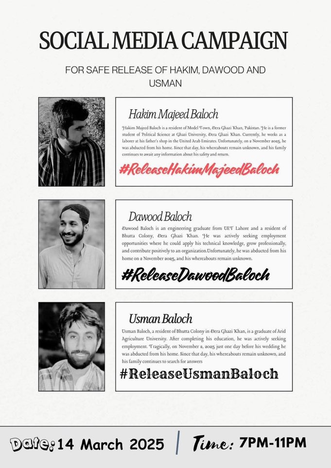 Zohaibaloch's tweet photo. A home filled with laughter,now lives in silence.A mothers keeps watching the door gate with unknown Hope.
#Releasedawoodbaloch
#ReleaseUsmanBaloch
#ReleaseHakimMajeedBaloch https://t.co/gEQwtAYwRC