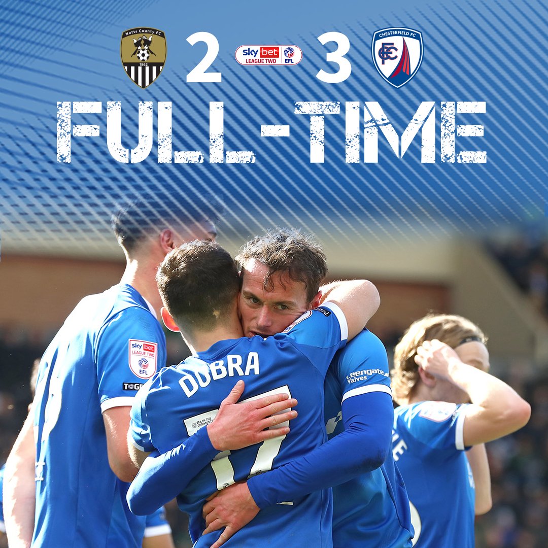 Chesterfield FC tweet media