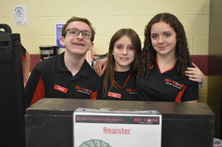RedStorm509's tweet photo. Good morning! After a late night spent setting up and preparing our school for Week 2, Red Storm is up early and ready to compete! We will be updating those at home after every match, but you can also watch our matches live on Youtube at: @NewEnglandFirst https://t.co/GFzpLQwHje