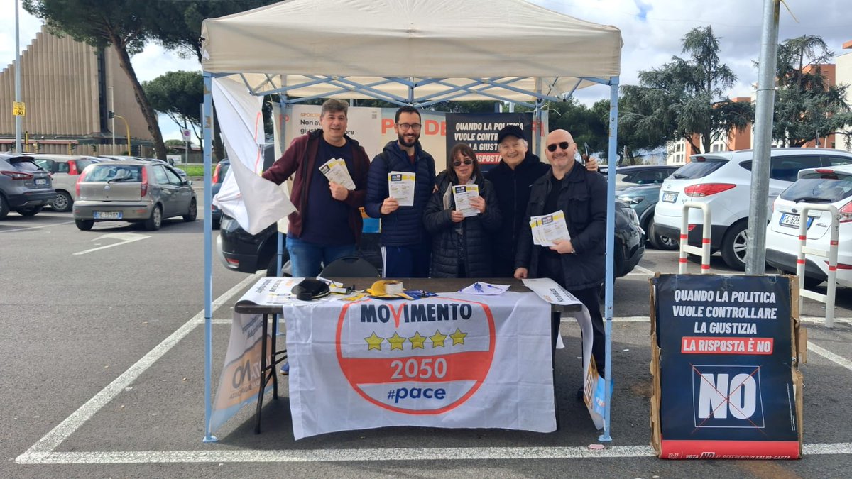 M5SROMA6's tweet photo. Oggi torniamo tra i cittadini per spiegare le ragioni del NO al referendum del 22 e 23 marzo.

Crediamo in una giustizia che sia davvero uguale per tutti, non in una riforma che rischia di... 👇👇👇 https://t.co/jspRjnkH94

#giustizia #riforma #Giustizia #MunicipioVI #M5S #roma https://t.co/wCN7fVIxpW
