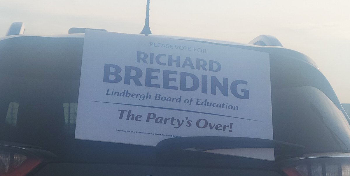 joelharrell's tweet photo. Saw this in Crestwood this morning: "Please vote for Richard Breeding" What's short for Richard? Great candidate name 🤣 https://t.co/J5IWV9NYxf