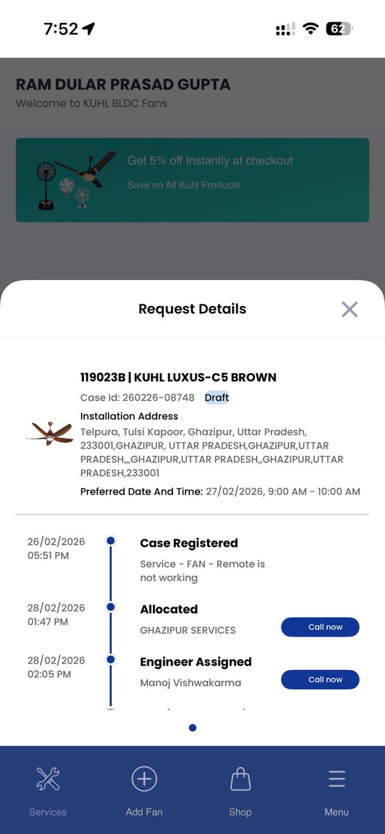 108Umashankar's tweet photo. @KentROSystems Mere Fan ka Remote kaam nahi kar raha hai Maine 26/02/2026 ko hi complaint kiya hua hai jiska Case Id - 260226-08748 hai. Ek call tak nahi aaya abhi tak kisi ka.
Contact me At - 7007167502
@dreamgirlhema https://t.co/4QAShmfL3W