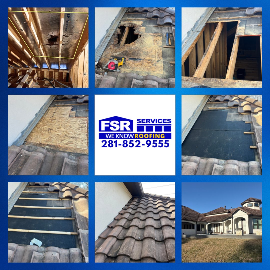Thank you, Duane, for the 5-star review and your trust in FSR Services.
Tile roof repair included leak repair, full reseal of penetrations &amp; flashings, and new lead ridge cap coverings for lasting protection.
Shoutout to Gerald Casey. 
#FSRservices #WeKnowROOFING #TileRoofRepair