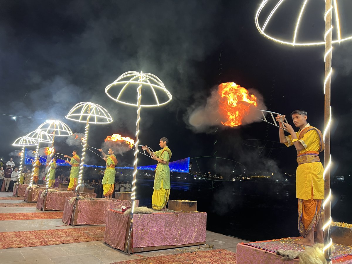 Rishikeshdham's tweet photo. Memory of 14.03.2026 Daily #GangaAarti at Shree Swaminarayan Ghat with Mediation. Since 2002 | Managed by Rishikesh Dham  👤Co-founder: Shree Sunil Bhagat  📷#SpiritualIndia #SunilBhagat #RishikeshDham #ganges https://t.co/xObh2CGmMn