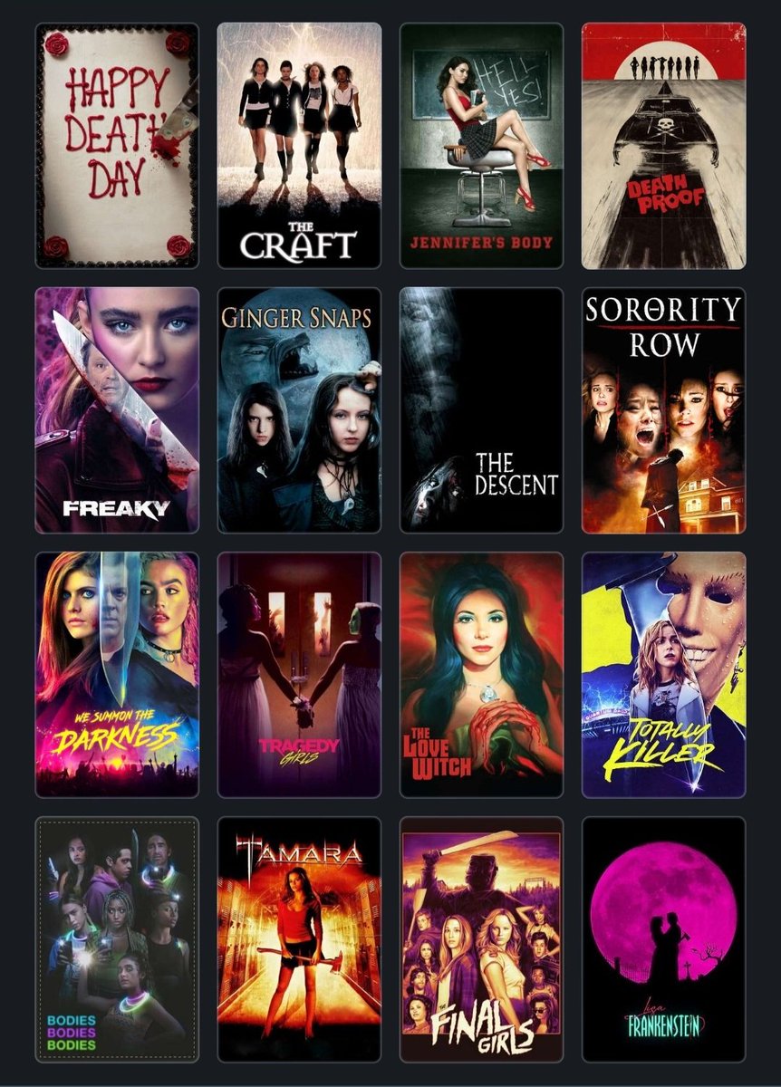 Girly horror starter pack 🩷
