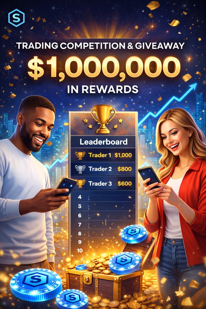 Web3lover06's tweet photo. 1/
Something interesting just dropped from @sanity_united 👀

A Trading Competition + Community Giveaway with rewards that could reach $1,000,000 in altcoins.

Not gonna lie… that got my attention. 🧵👇

#SanityUnited #Crypto https://t.co/SsH37o0uNY