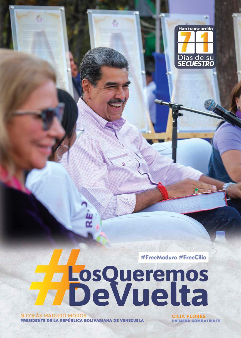 nicmaduroguerra's tweet photo. #LosQueremosDeVuelta #BringThemBack #FreeMaduro #FreeCilia 👉🏾✌🏾 https://t.co/Qc7XWWG0X9