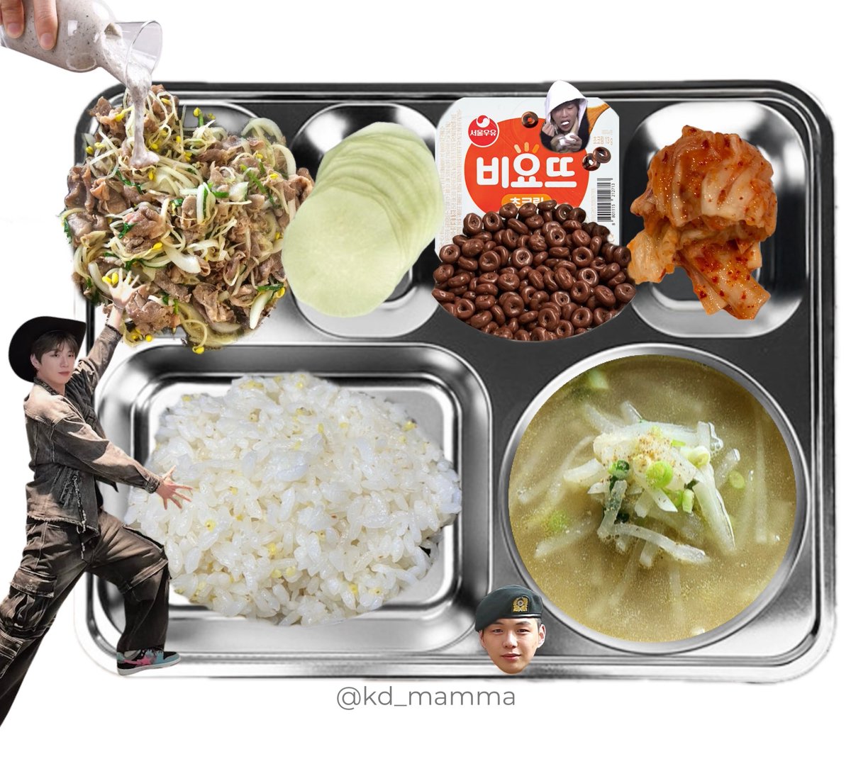 〔 2026년 3월 15일 중식 〕
밥
들깨무채국
오리불고기
무쌈
흑임자드레싱
비요뜨초코링
배추김치
   ᑎ__ᑎ      ᐱ__ᐱ     ᕱ__ᕱ
   (˶.•o•˶)    ( .•ω• )    ( .•⤚• )
ଘ(ა       )    (ა🦆૮)｡   (      ٩)੭