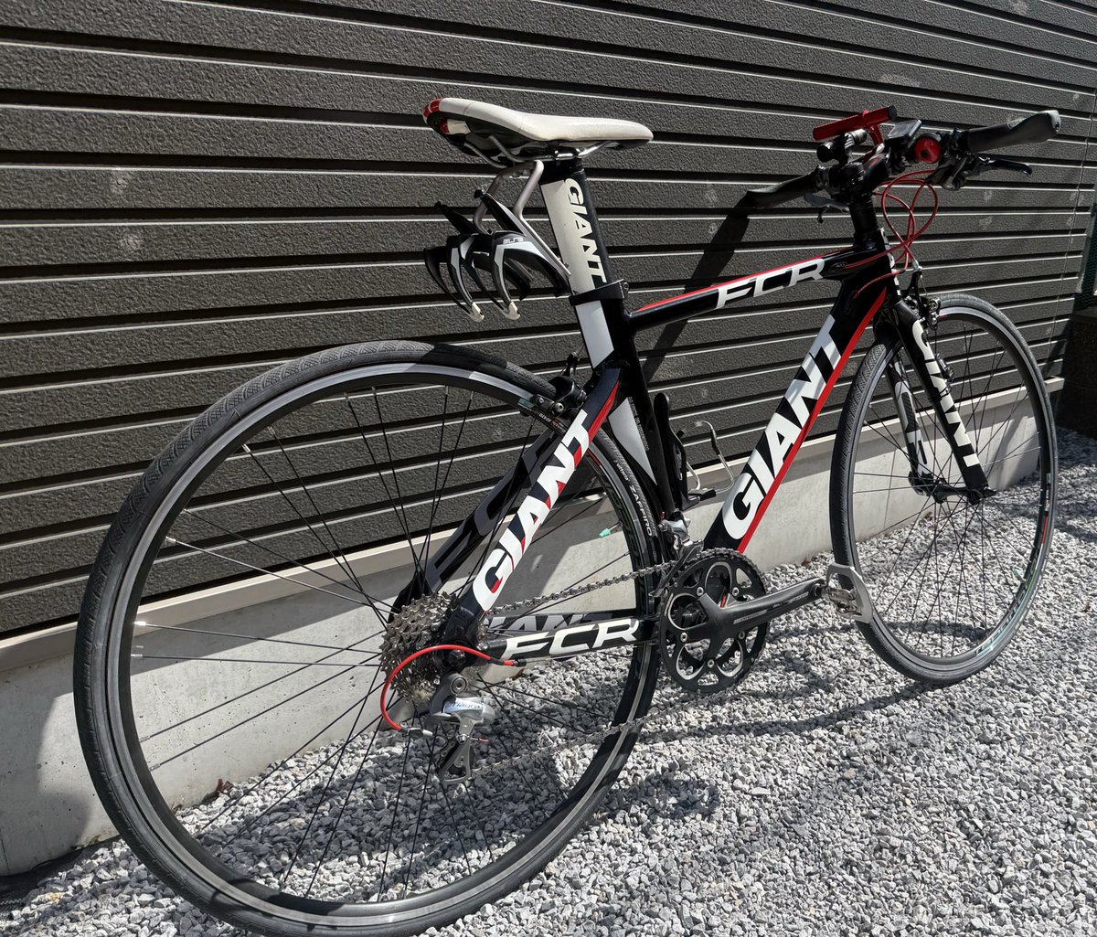 春だしチャリ通復活しようと思い GIANT FCRフラットバー仕様の 