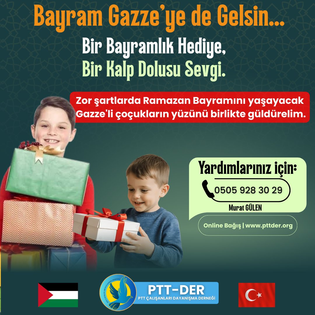 ptt_der's tweet photo. Bayram Gazze’ye de gelsin. https://t.co/t8D3AOFM9d