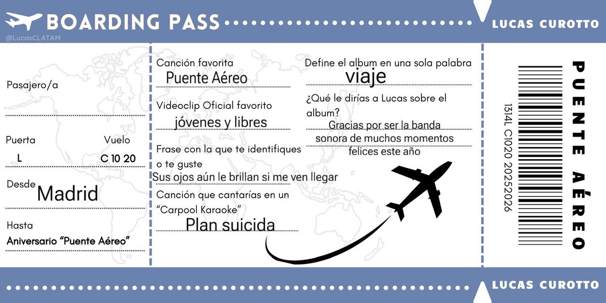 raquel_moce's tweet photo. @LucasCLatam @lucasc_albacete @lucascurottoMx @LucasCurottoArg #PUENTEAEREO1AÑO https://t.co/TQtwKiLtRx
