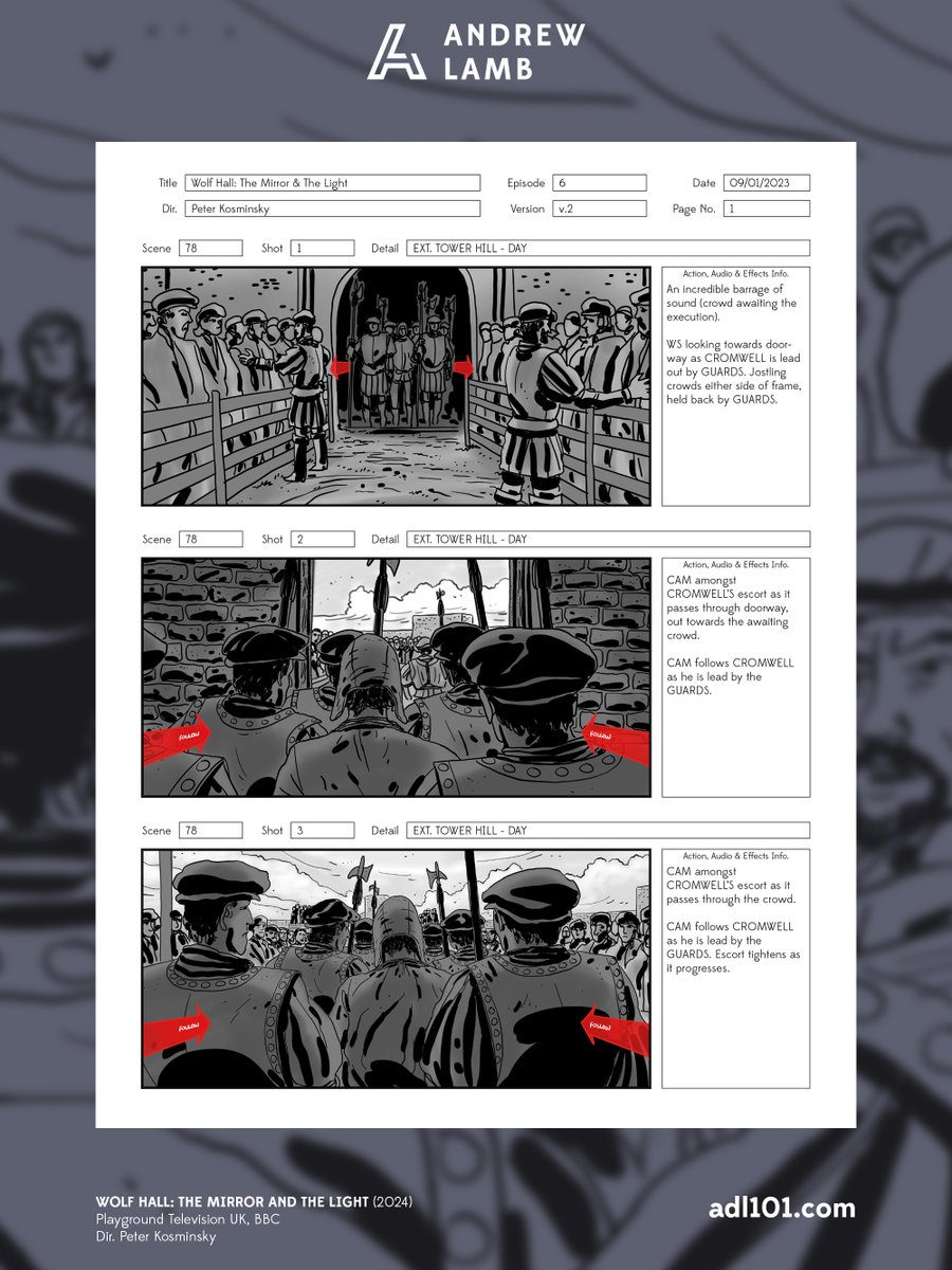 adl101's tweet photo. Wolf Hall: The Mirror And The Light (2024)
Playground Television UK, BBC
Dir. Peter Kosminsky

A sample of Storyboards I produced for the second series of 'Wolf Hall'

https://t.co/KuTg09ChN5

#Storyboards #StoryboardArtist #WolfHall #LeedsArt #adl101 https://t.co/lljHHK48oW
