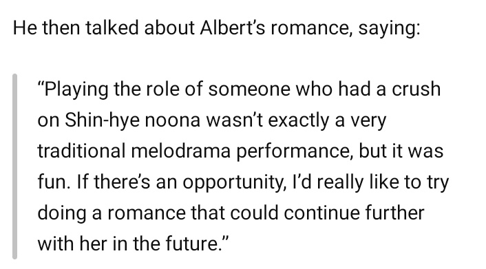 OMG HANGYUL WANTS TO DO A ROMANCE WITH SHINHYE AGAIN IN THE FUTURE?!?!?! 😭😭😭

#UndercoverMissHong