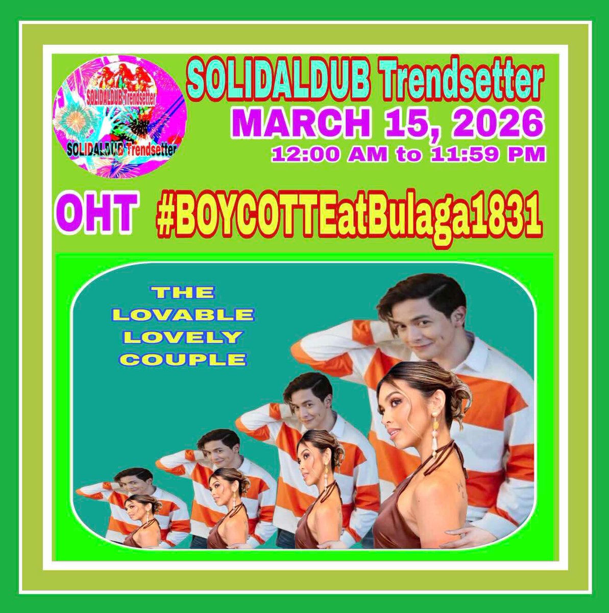 SOLIDALDUB Trendsetter tweet media