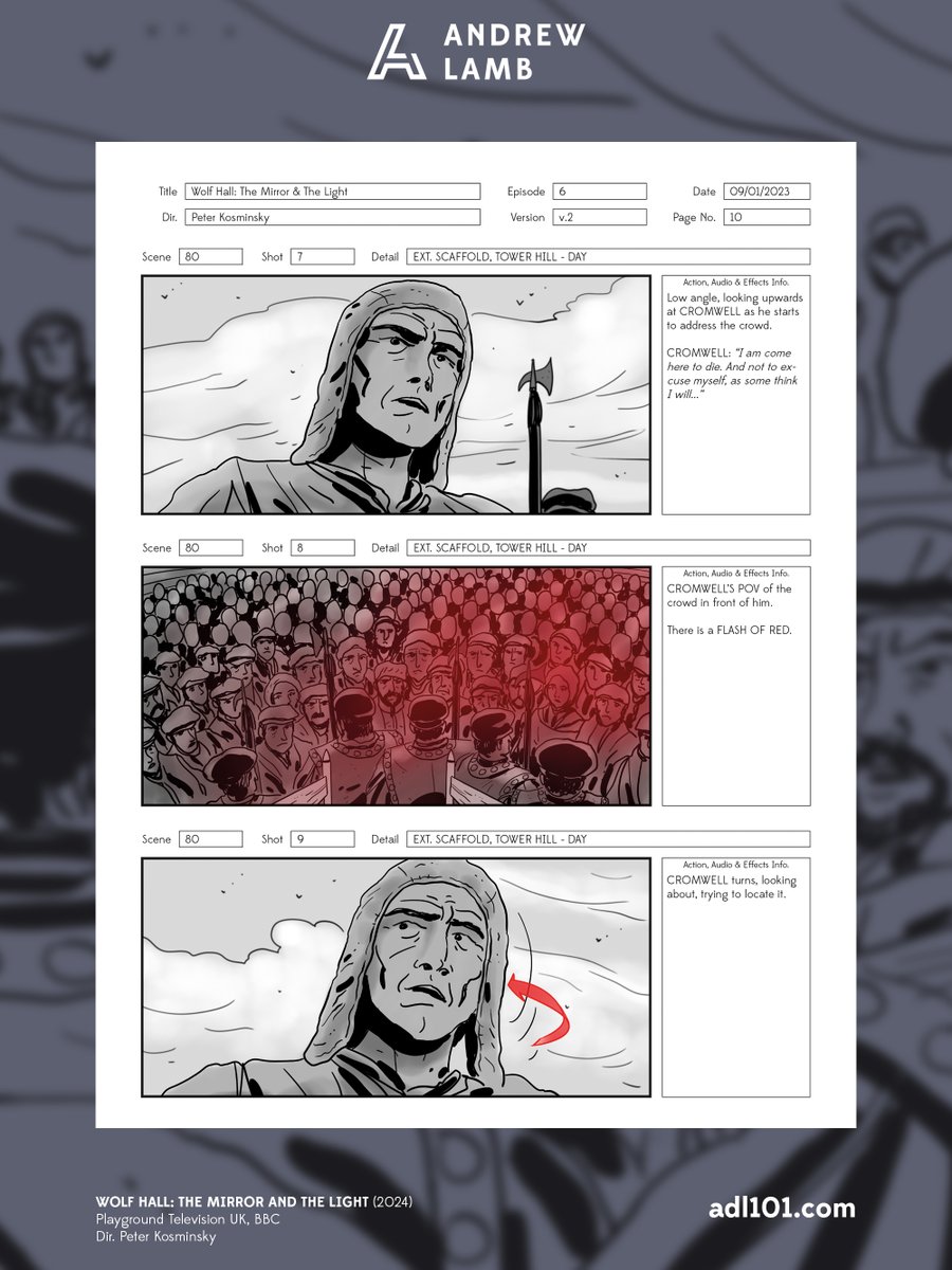 adl101's tweet photo. Wolf Hall: The Mirror And The Light (2024)
Playground Television UK,
BBC Dir. Peter Kosminsky

A sample of Storyboards I produced for the second series of 'Wolf Hall'

https://t.co/KuTg09ChN5

#Storyboards #StoryboardArtist #WolfHall #LeedsArt #adl101 https://t.co/oMD9c3v8Sd