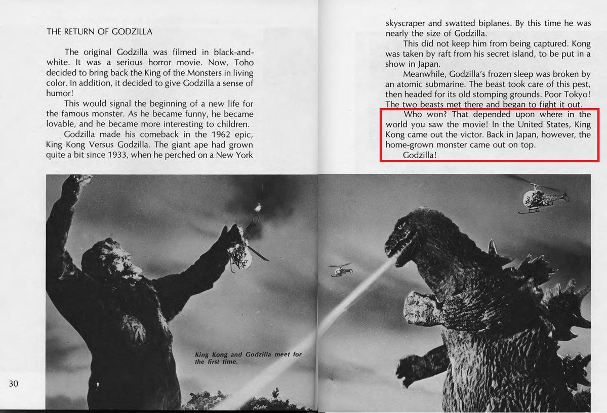 Misinformation in Western Godzilla books. A time-honored tradition?
