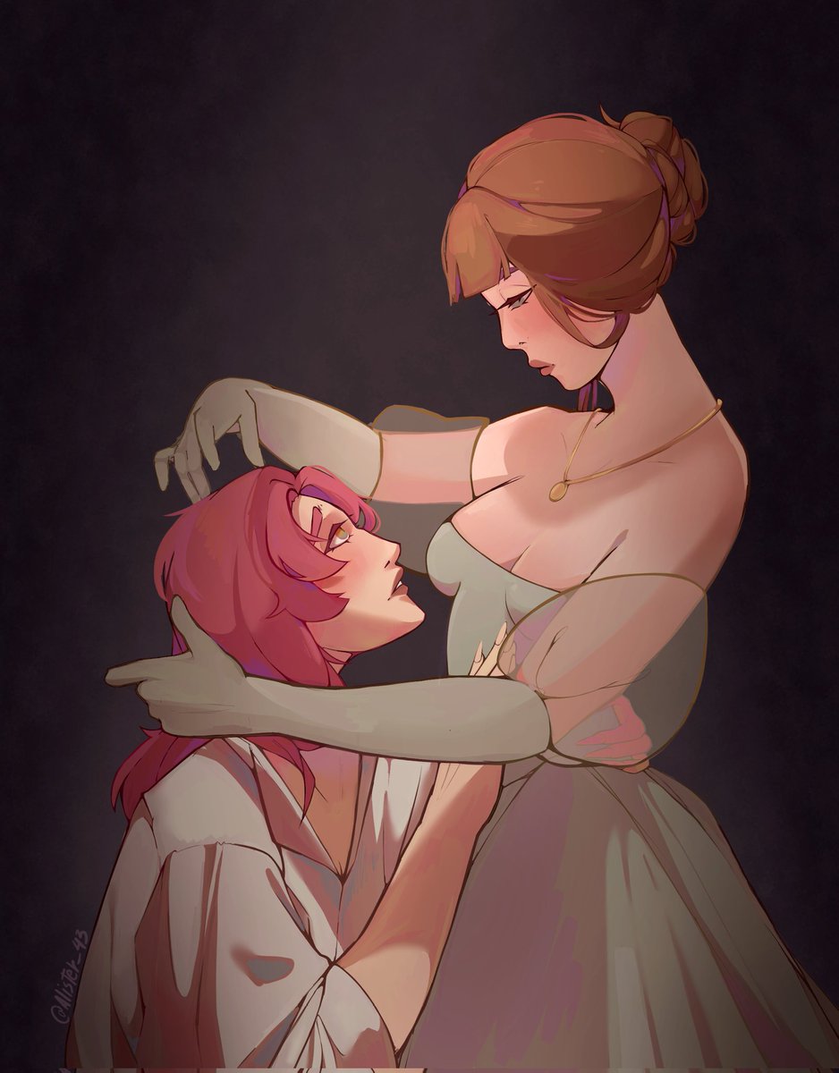 Alister_43's tweet photo. Miau ❤️👩‍❤️‍💋‍👩
#wlw #myart #originalcharacter https://t.co/o0KM2EYdF5