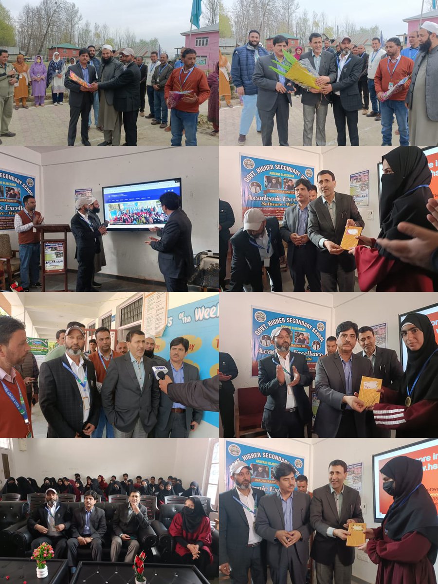 AnantnagDIPRC's tweet photo. Strengthening Digital Education:

@chiefang12823 launched Academic Excellence Software at Govt HSS Arwani, marking a significant step towards strengthening digital education &amp; promoting academic excellence in the inst.

https://t.co/kOdopVFORa

@sakinaitoo
@diprjk @ddnewsSrinagar https://t.co/WLMPub3OU3