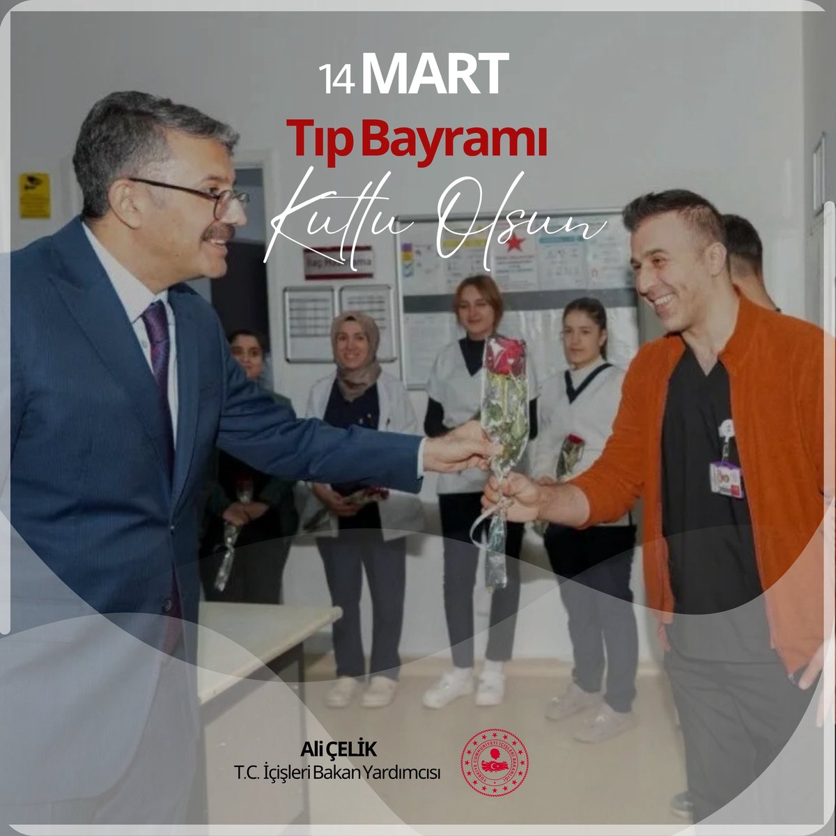 valialicelik's tweet photo. Hekimlerimiz başta olmak üzere insanüstü gayretle, nezaketle ve sonsuz sabırla sergilediğiniz kutsal emeğiniz için her bir sağlık çalışanımıza minnettarız…

İyi ki varsınız… 
14 Mart Tıp Bayramı’nız kutlu olsun. https://t.co/JrOruklPrF