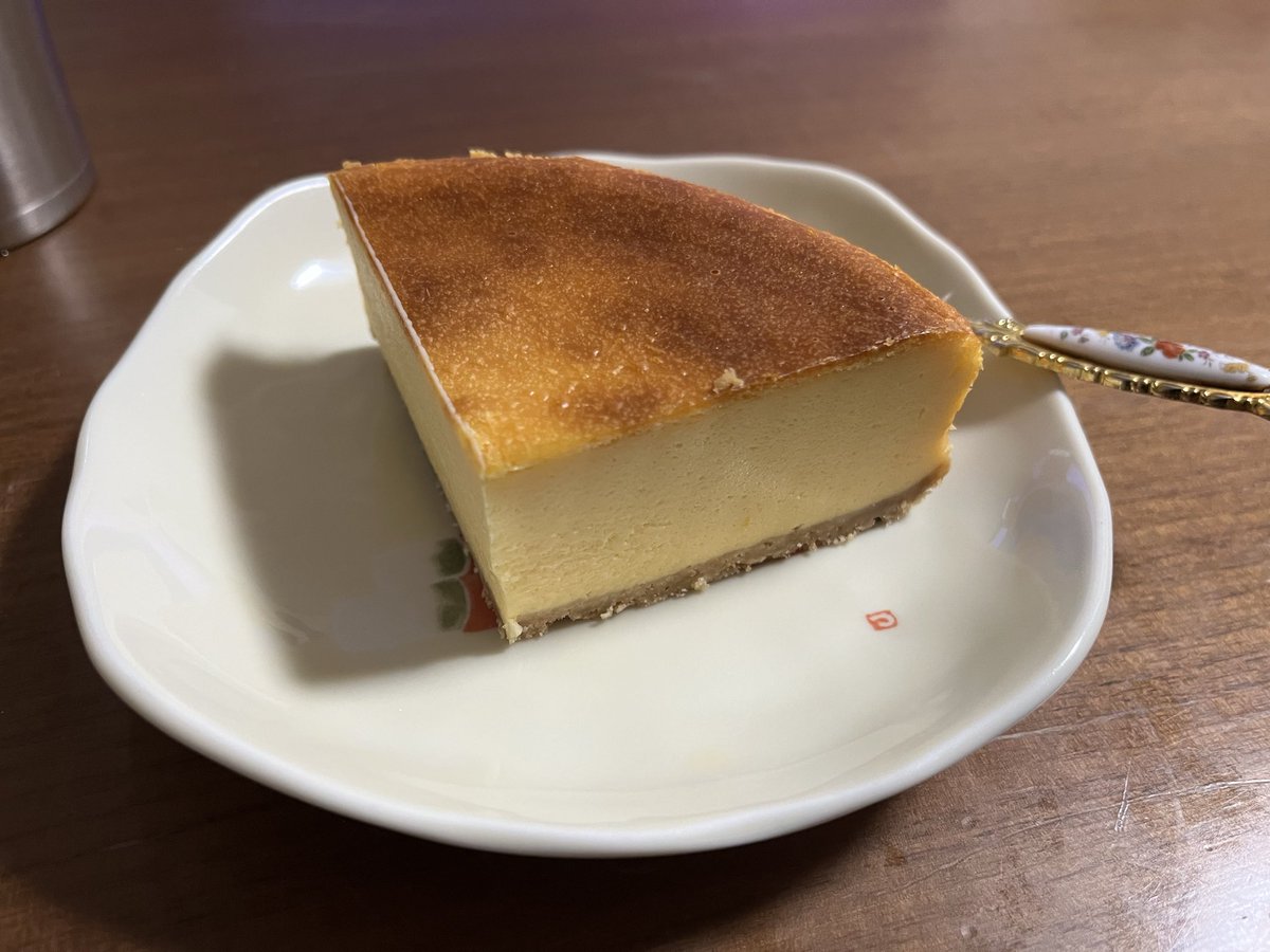 チーズケーキ作りました。