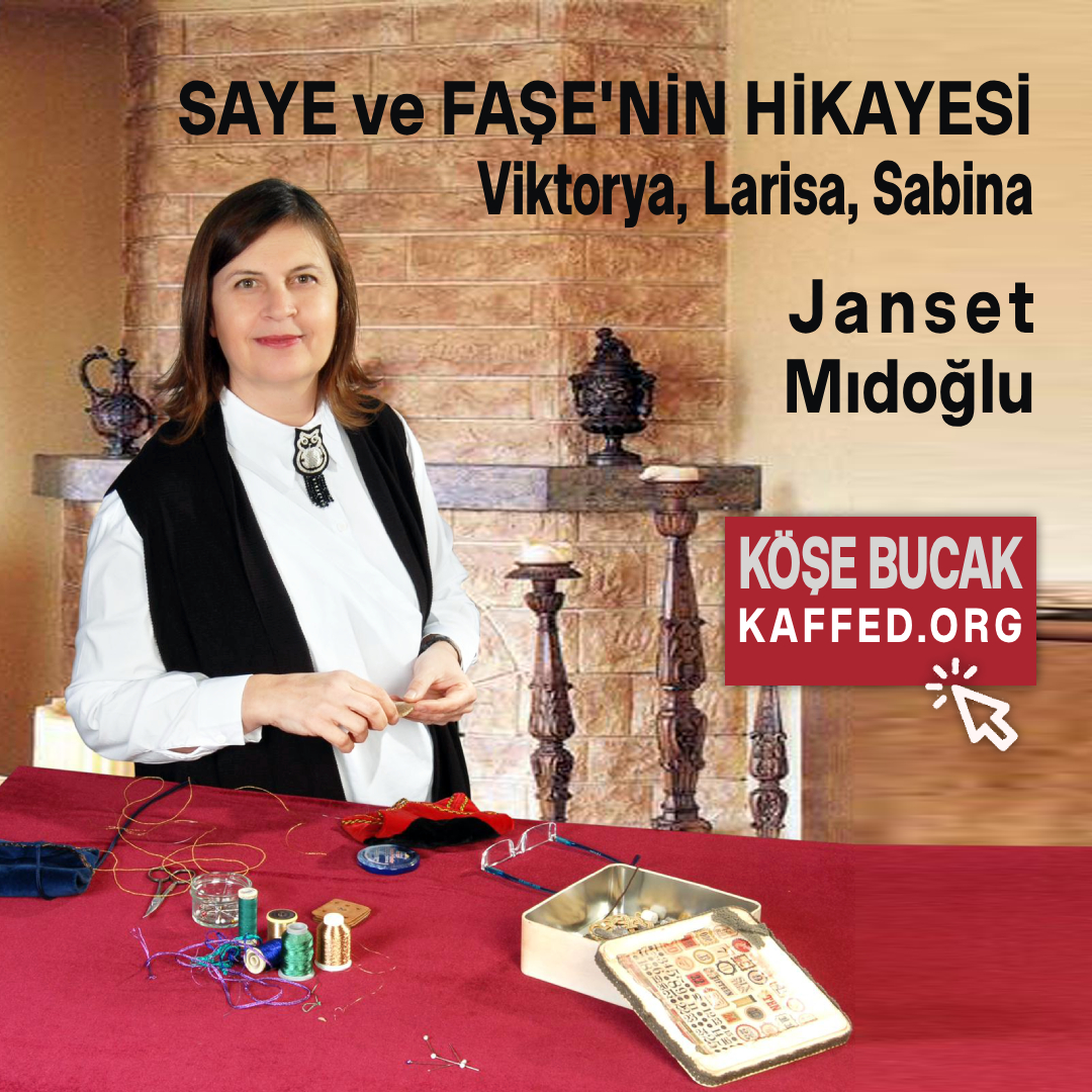 Saye ve Faşe'nin hikayesi: Viktorya,Larisa,Sabina

 İmbikten damıtılmış yılların deneyim ve bilgisini ait olduğumuz kadim kültürün sadece kıyafet diye tanımlanamayacak, ölçülerinden üzerin de  kullanılan herbir detayın anlam ve işlevinin incelikle işlenmesi gerektiğinin önemini