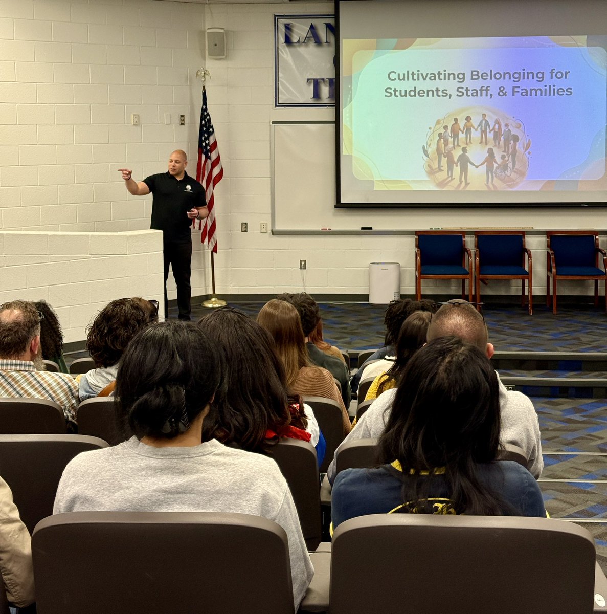 LivasNicole's tweet photo. ๐๐ฝ Hello from the @vbschools @VBopportunity TIDE Belonging Breakfast at @LandstownEagles Great to see students, staff, families and partners cultivating belonging! @VBFACE1 #YouMatter #chartingthecourse #wearevbschools โฎ๏ธ https://t.co/gjwuV8AXNW
