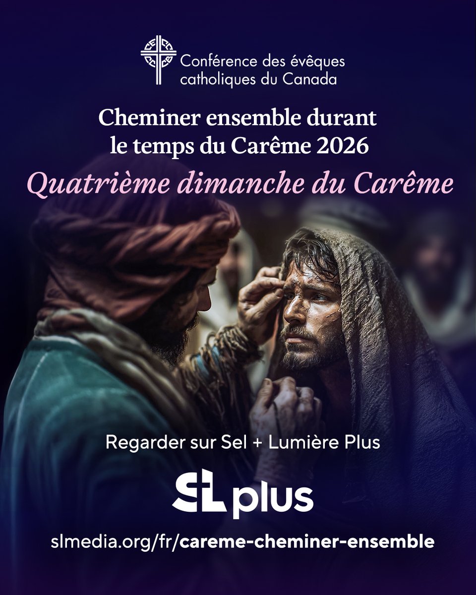 seletlumieretv's tweet image. En ce quatrième dimanche, Mgr Juan Carlos nous propose des chemins pour laisser le Seigneur guérir notre cécité intérieure afin que nous puissions vivre en enfants de lumière.
➡️slmedia.org/fr/careme-chem…
@CECC_CCCB 
#Carême #Reflexions #SelElLumièreTV #SLMedia