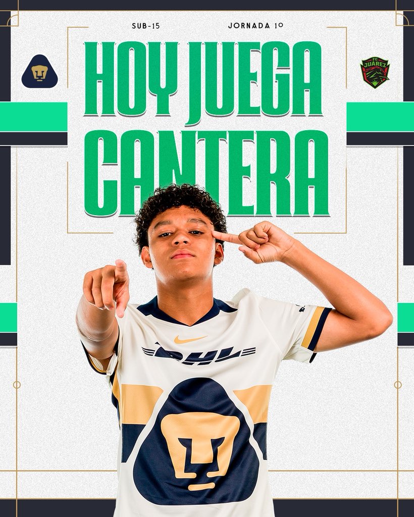 PumasMXCantera's tweet image. 💛 POR EL AZUL Y ORO 💙

#UnidosPorLaHistoria #Sub17 #Sub15 #Sub19Fem