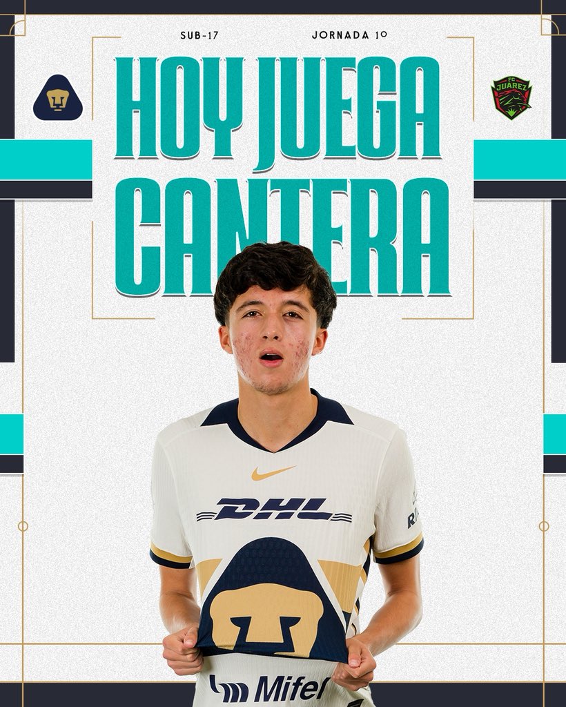 PumasMXCantera's tweet image. 💛 POR EL AZUL Y ORO 💙

#UnidosPorLaHistoria #Sub17 #Sub15 #Sub19Fem