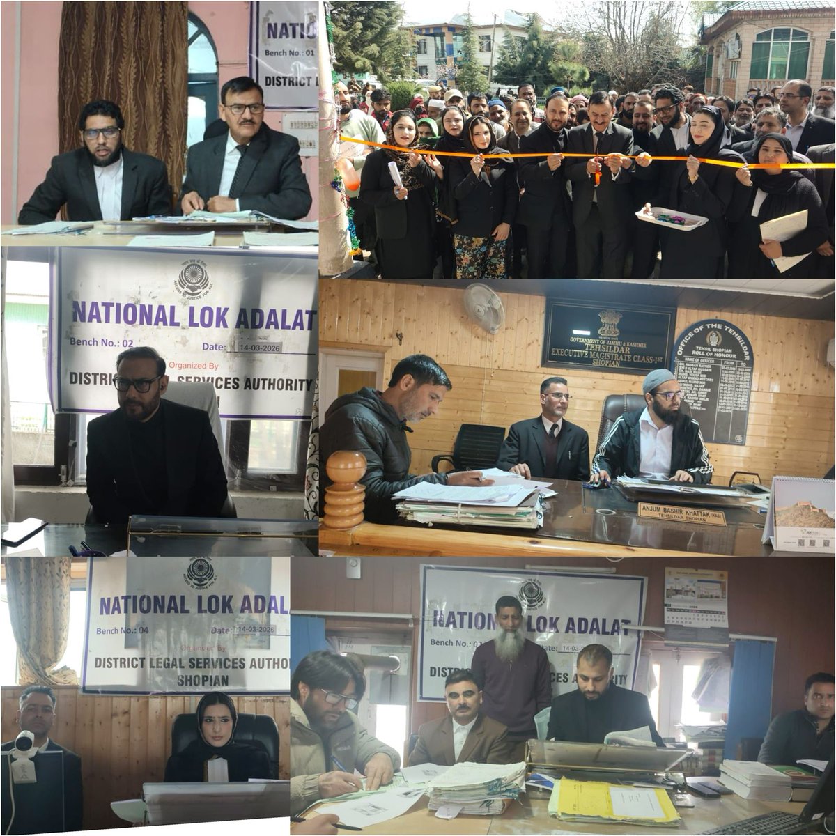 statevision10's tweet photo. DLSA Shopian held 1st National Lok Adalat of 2026 at District  Court Complex Shopian.

05 benches settle 169 cases, ensuring speedy and amicable justice for litigants.

@CM_JnK @OfficeOfLGJandK @diprjk @DlsaShopian  @dmshopian https://t.co/NJmLXUhpT3
