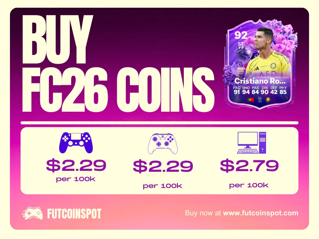 FutCoinSpot™️ - FUT Coins Buy & Sell tweet media