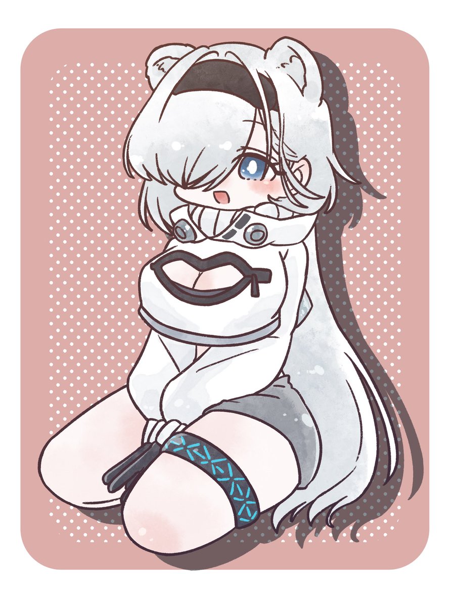 お題:オーロラ
 #アークナイツ版深夜の真剣お絵かき60分一本勝負