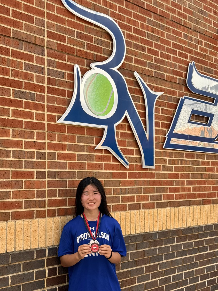 BN_Tennis's tweet photo. Huge congrats to Kellen for taking 1st 🏆 and Zoe for earning 3rd 🎾 at the Coppell tournament! Way to represent! #BNHSTennis https://t.co/wA0buylQhq