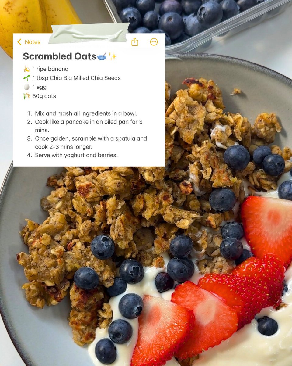 chiabiaseed's tweet photo. Treat Mum this Mother’s Day with breakfast in bed❤️

Here are 3 easy, delicious ideas to make her morning extra special:
🥞 Chia pancake stack
🍓 Healthy berry smoothie
🌾 Scrambled oats

Because she deserves a breakfast that’s as amazing as she is 💐

#mothersday #mothersday2026 https://t.co/dAX8bHGNpY
