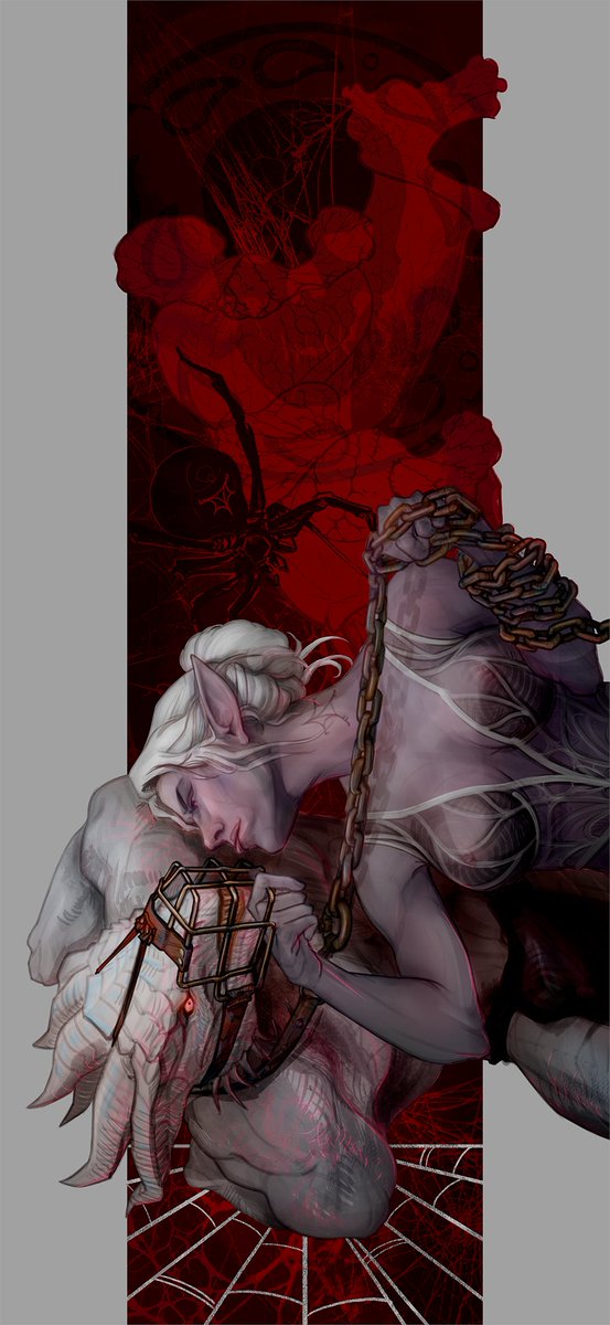 #BaldursGate3 #BG3Fanart #Durge #Minthara
#ArtistOnTwitter #DnDArt