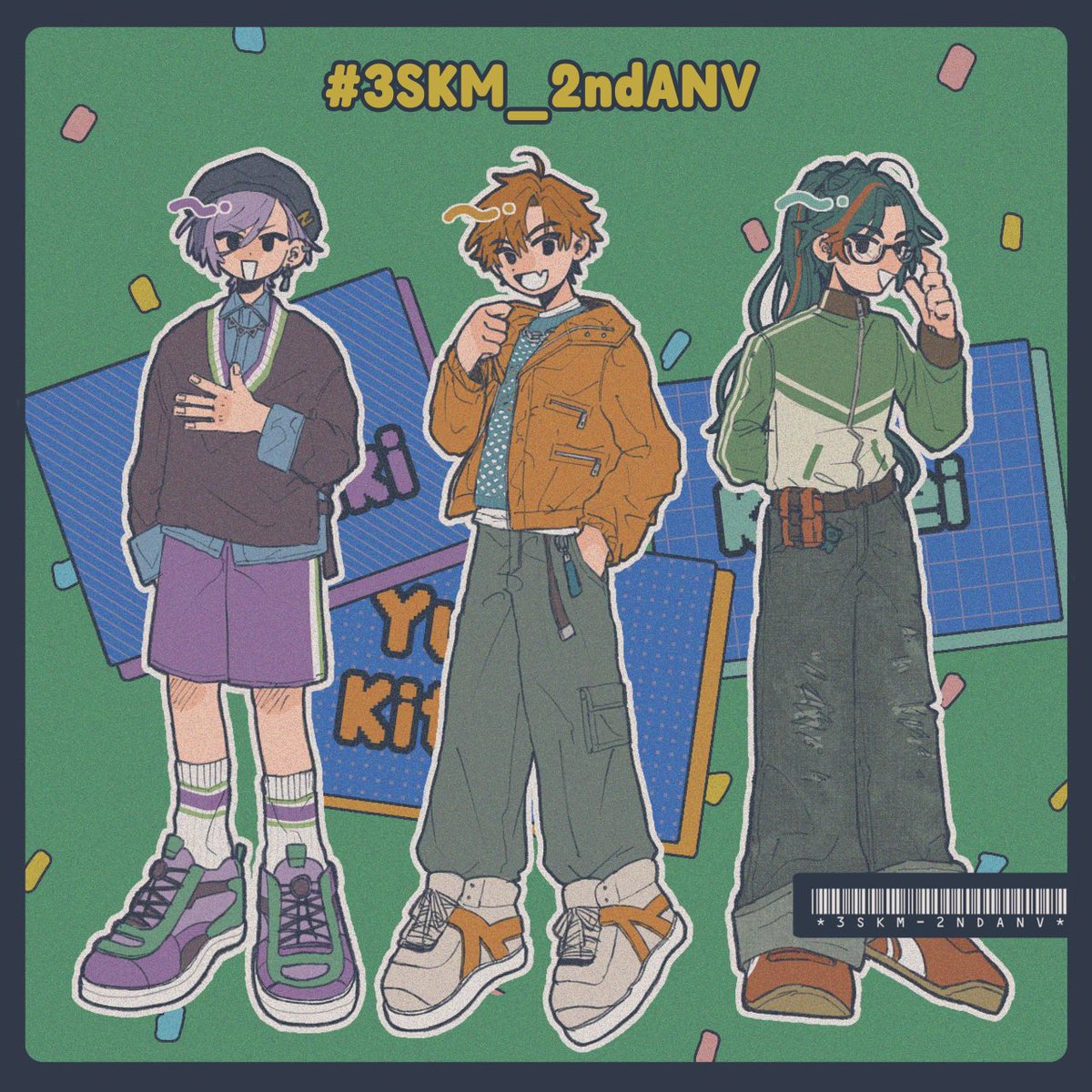 2周年めでたい&amp;アルバム発売めでたい🔥
#3SKM_2ndANV #3SKMART
