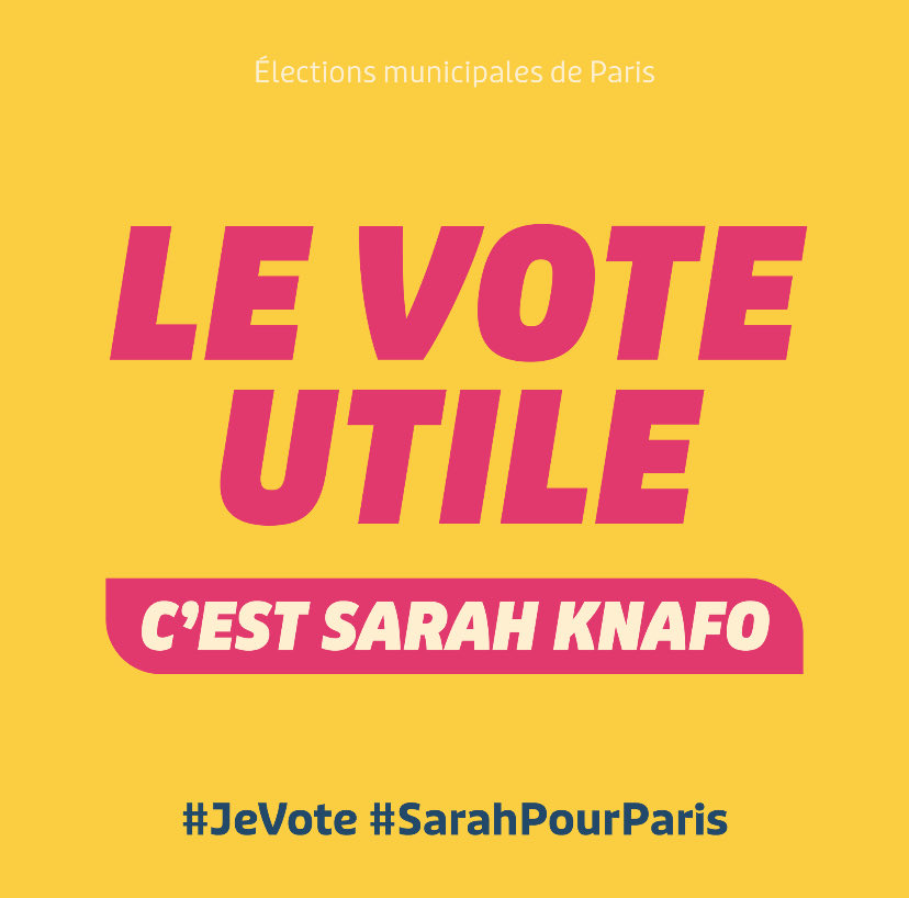 Anastas77581540's tweet photo. N’oubliez pas !
#JeVote #SarahKnafo
#SarahPourParis https://t.co/KIFvTehDzf