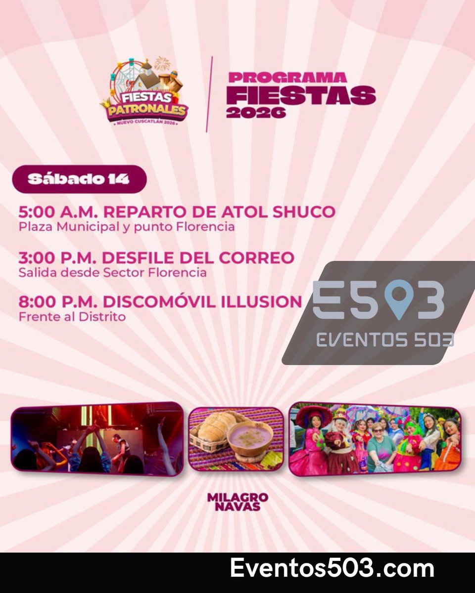 Eventos503sv's tweet photo. https://t.co/F7A7Eyzo4c este 18 de marzo de 2026 en #nuevocuscatlan   #LosVikings se presentarán 7:30 p.m. #ElSalvador https://t.co/8Scdb4sWzC
