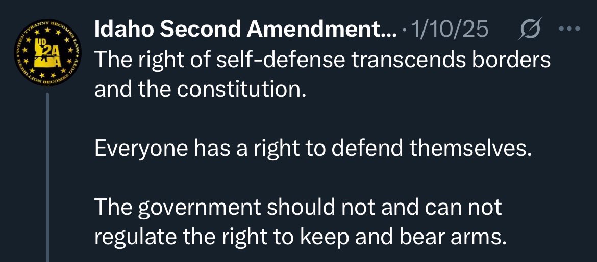 You’re being conned by a left wing tip libertarian who wants to arm illegals.